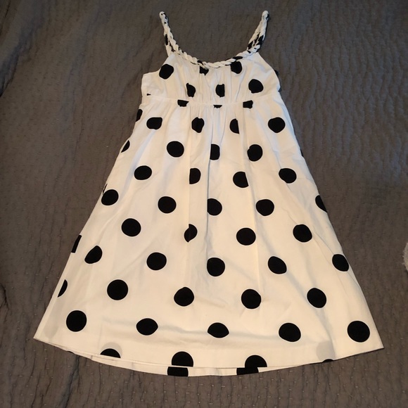 JCrew Black and White Polka Dot Dress - Picture 3 of 5